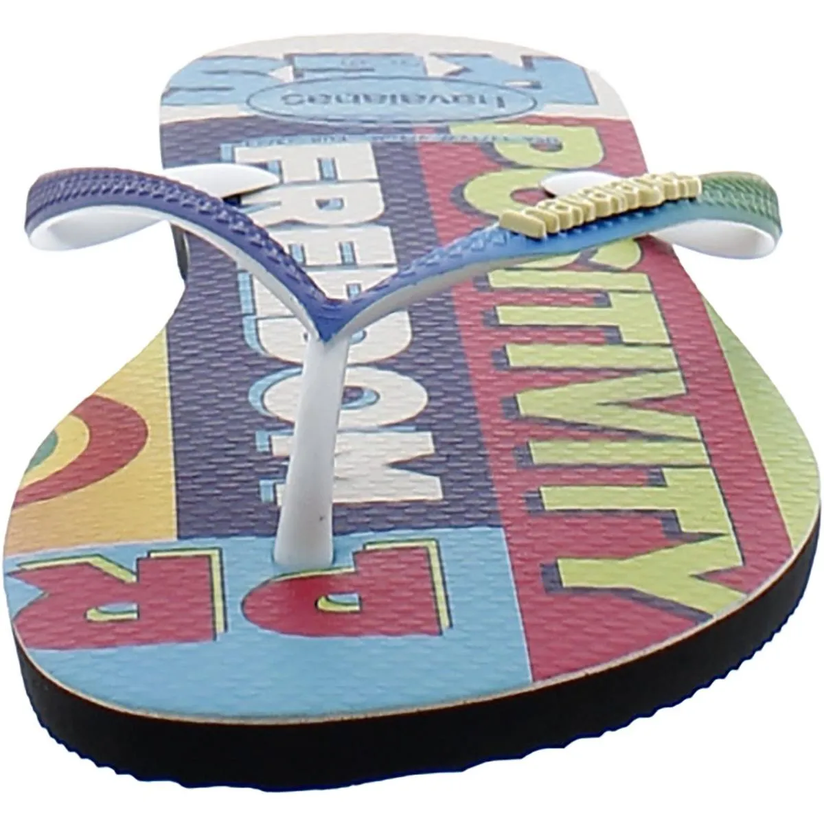 Havaianas Womens Slim Pride  Slip On Shimmer Flip-Flops