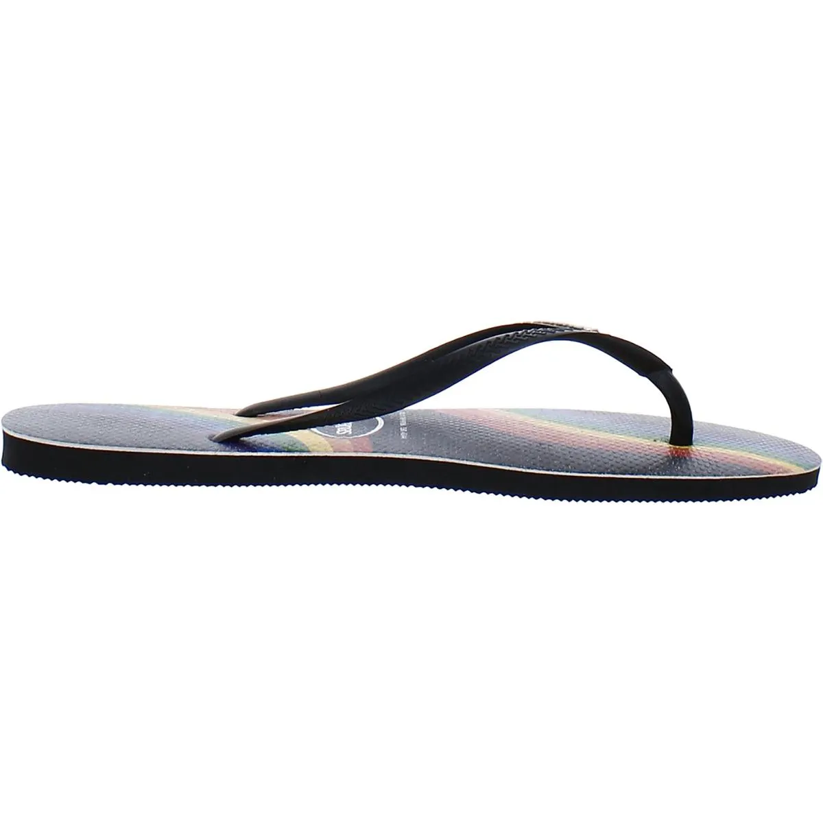 Havaianas Womens Slim Pride  Slip On Shimmer Flip-Flops
