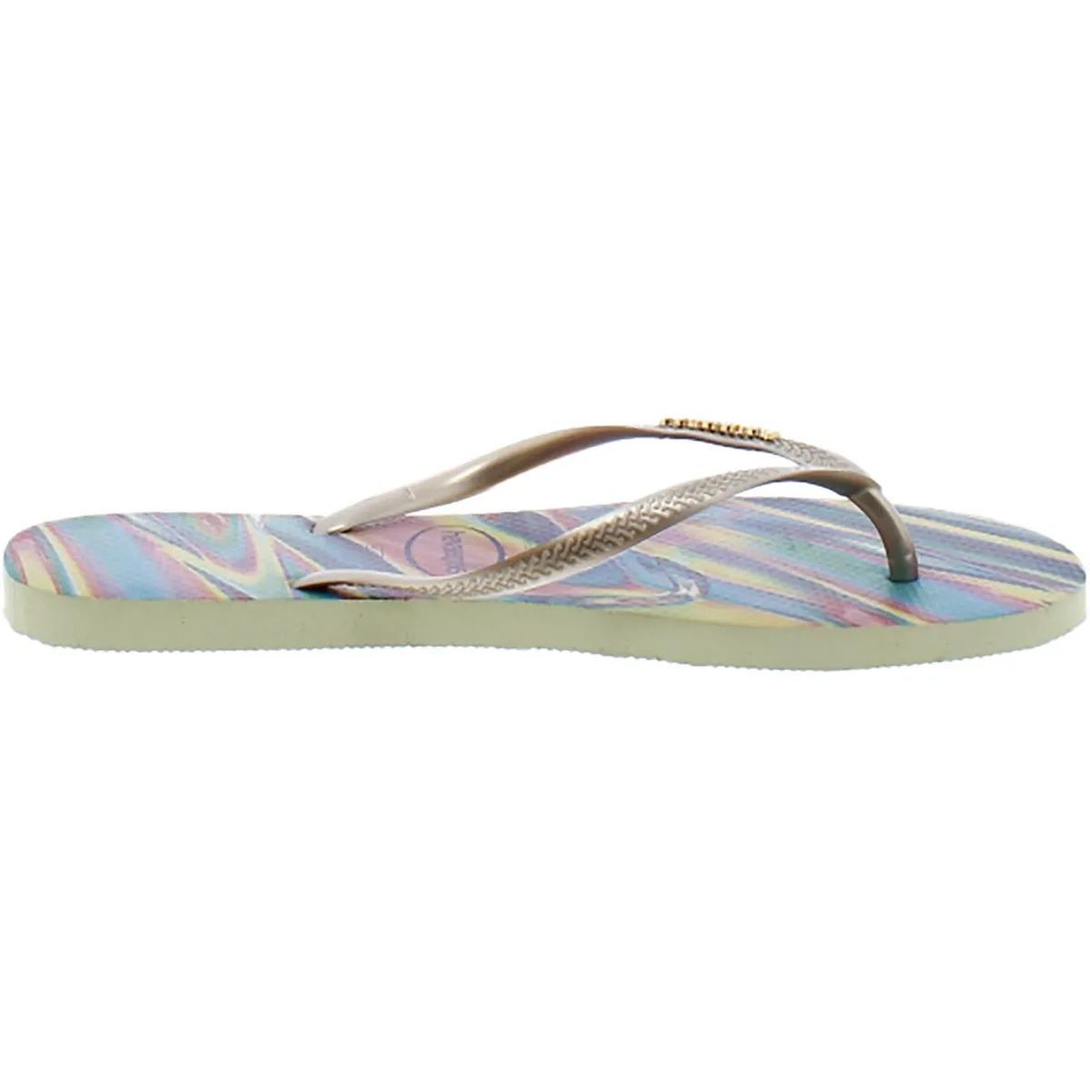 Havaianas Womens Slip On Slide Flip-Flops