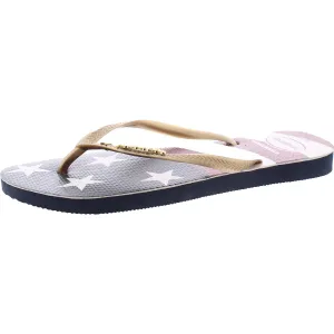 Havaianas Womens Slip On Slide Flip-Flops