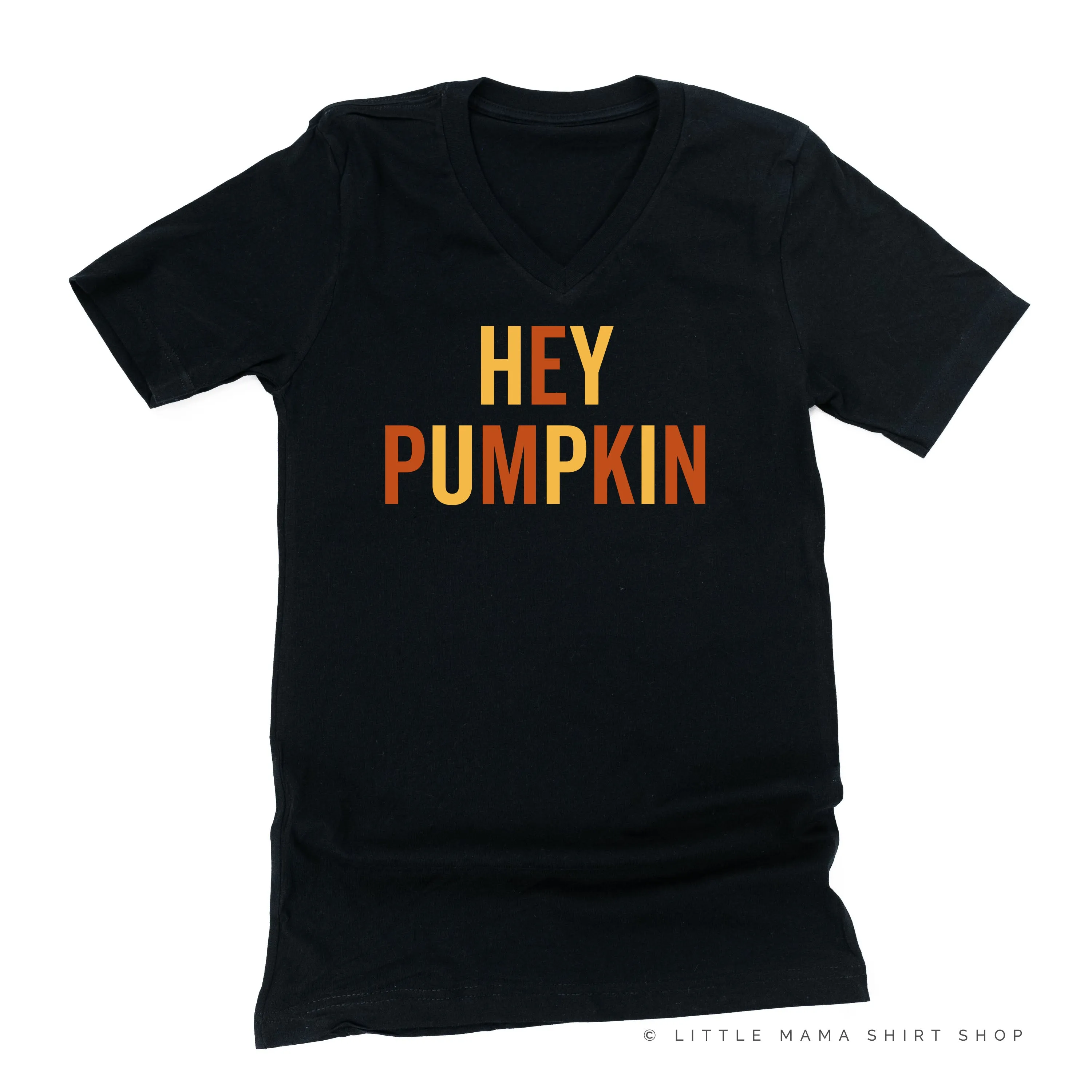 HEY PUMPKIN - BLOCK FONT - Unisex Tee
