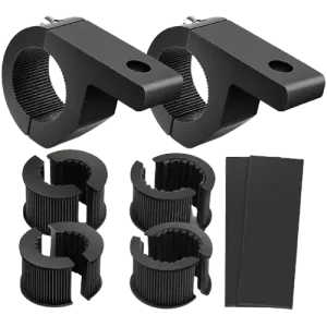Horizontal Bar Clamp Mount Bracket Kits 0.75in-1in-1.25in (Pair)