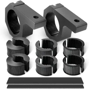 Horizontal Bar Clamp Mount Bracket Kits 1in-1.5in-1.75in-2in (Pair)