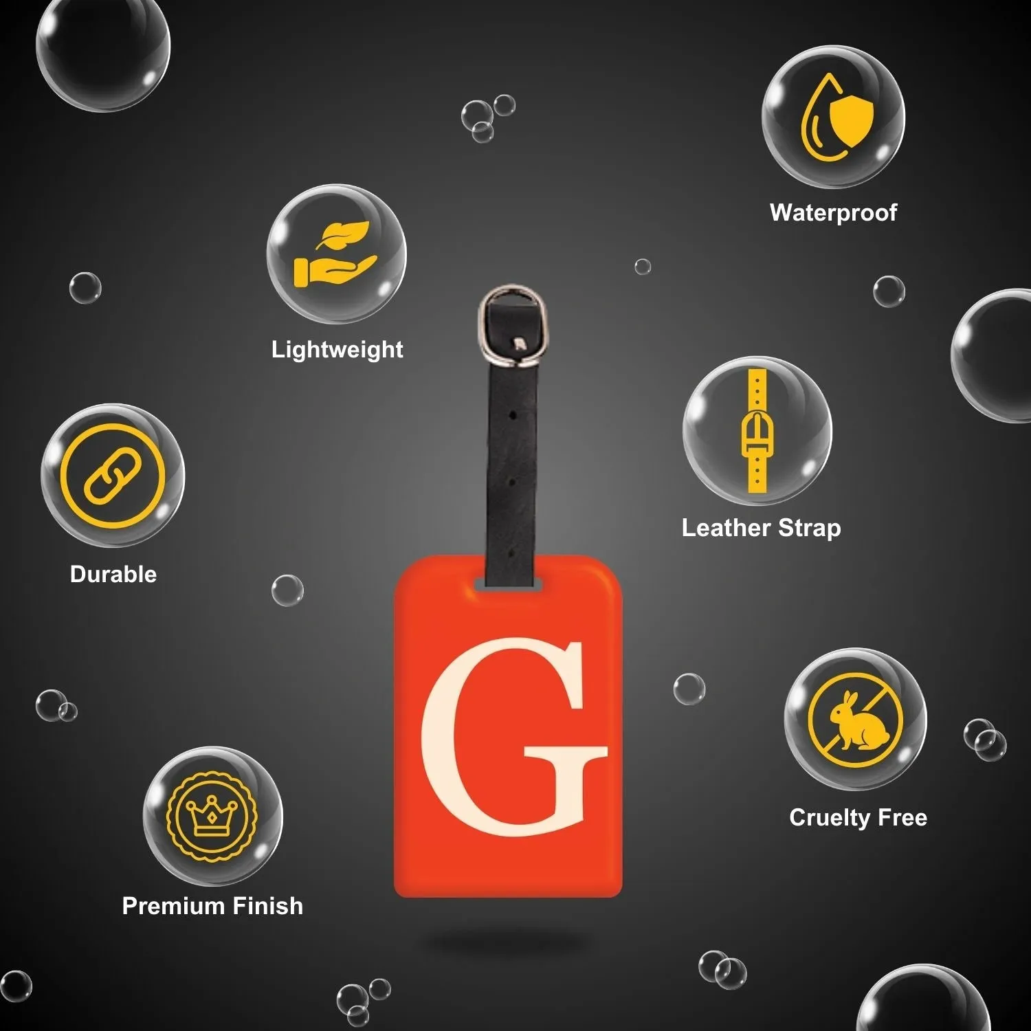 Initials Bag tag G