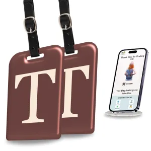 Initials Bag tag T