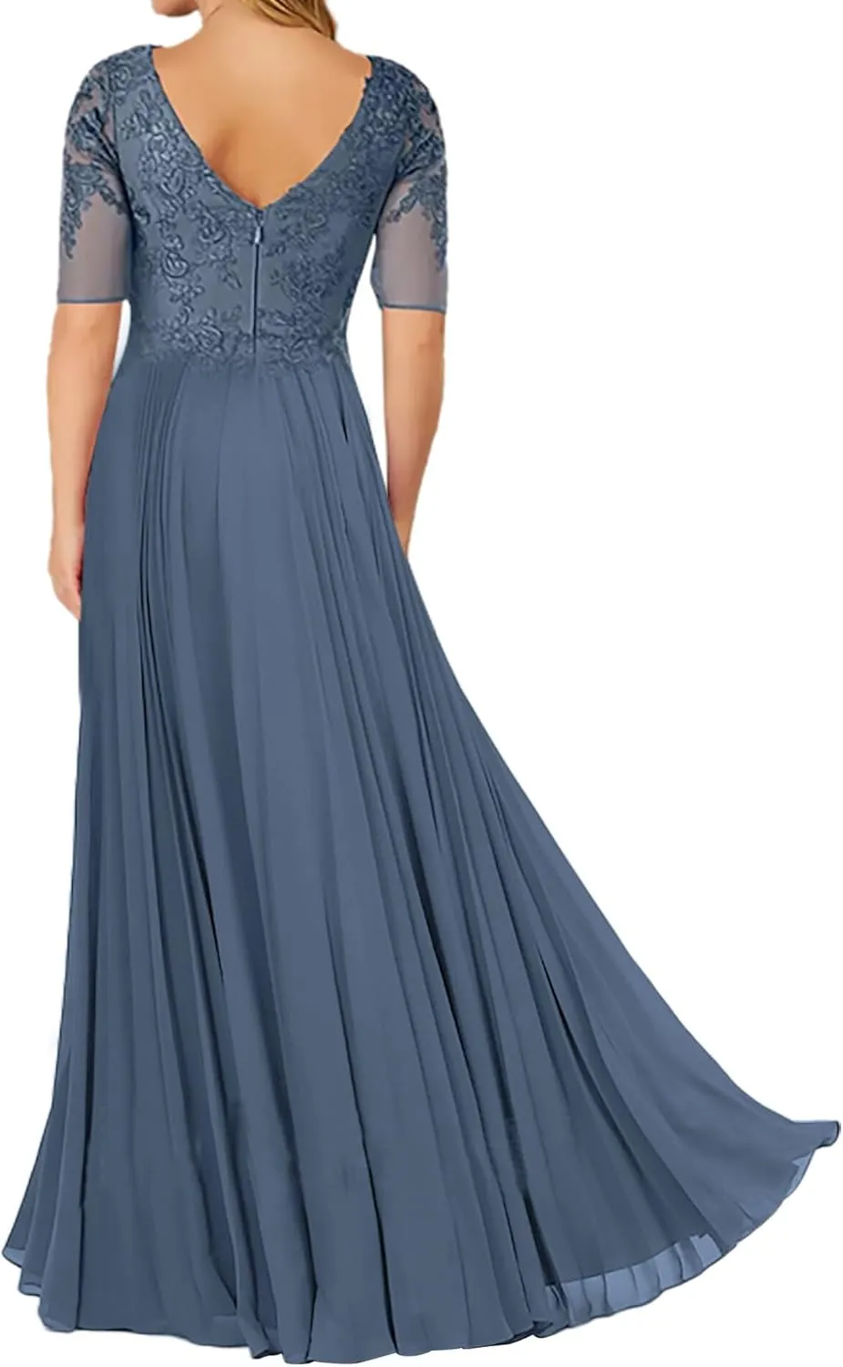 JAEDEN Mother of The Bride Dresses for Wedding - Lace Chiffon Evening Dresses for Women