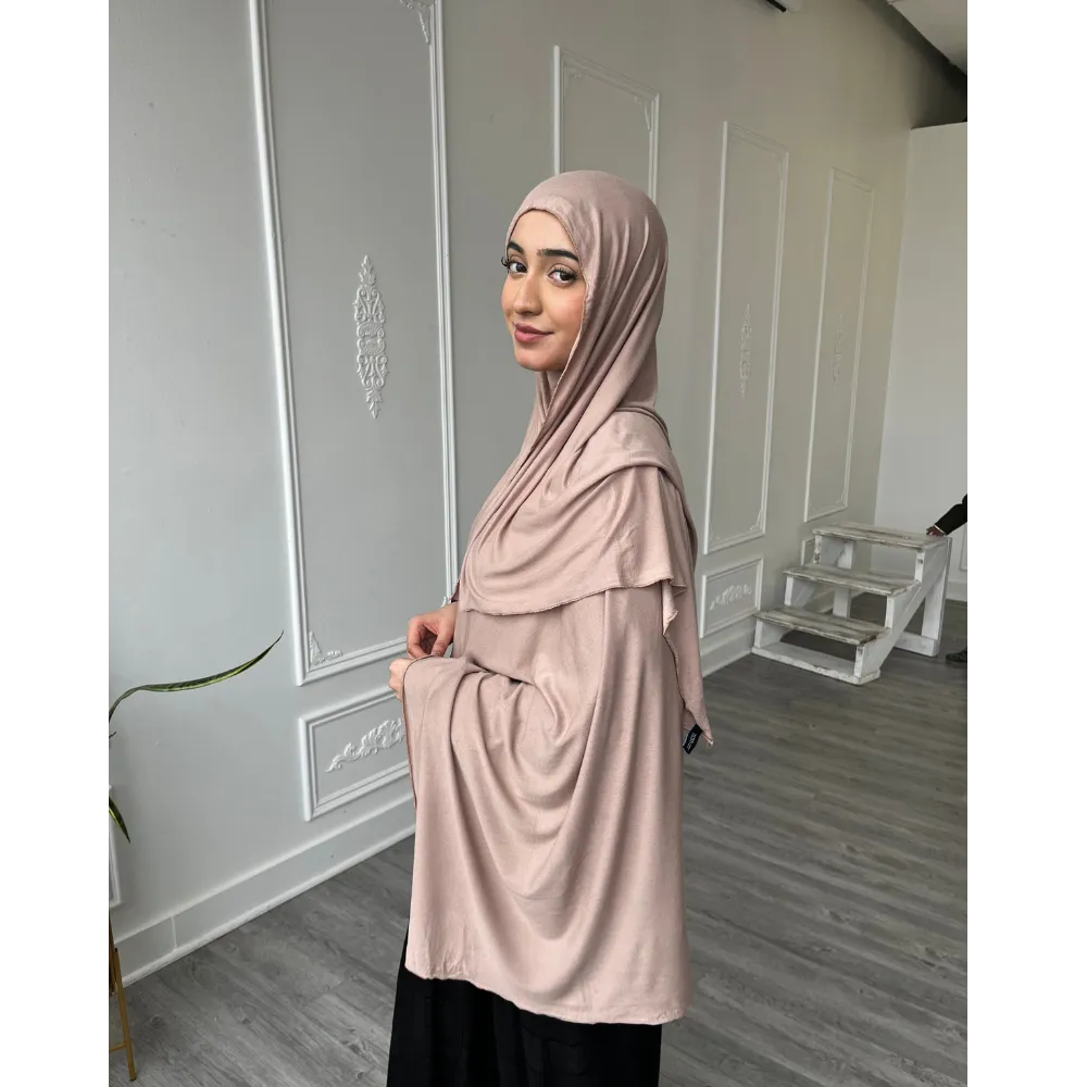 Jersey Hijab - Cappuccino