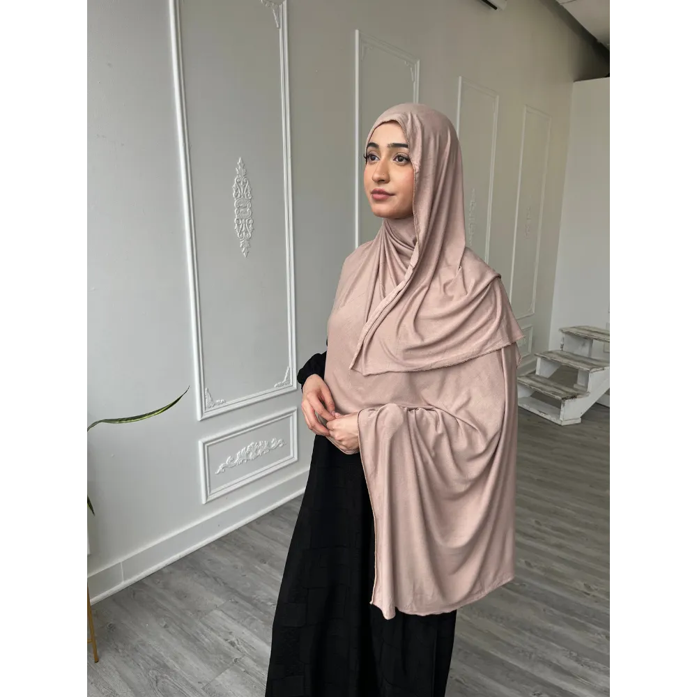 Jersey Hijab - Cappuccino