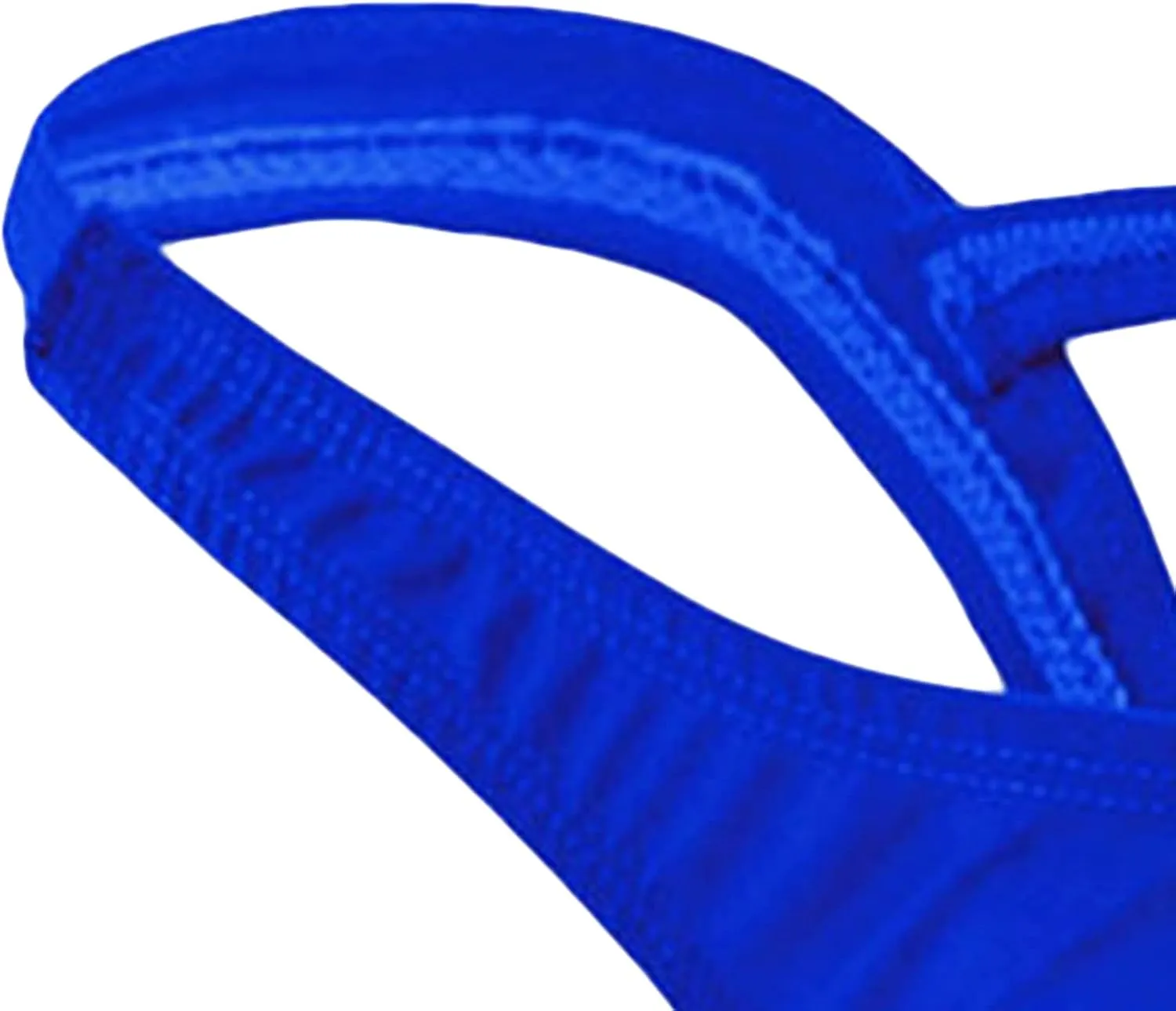 JEsilunmaMY Mens Hollow Bikini Briefs Low Rise Bulge Pouch G-String Swimwear Solid Color Backless Thong Underwear Panties