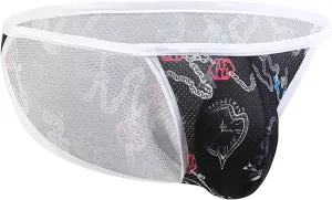 JEsilunmaMY Mens U Convex Thongs Low Rise Bulge Pouch G-String Bikini Briefs Athletic Supporter Underwear Panties Swimsuit