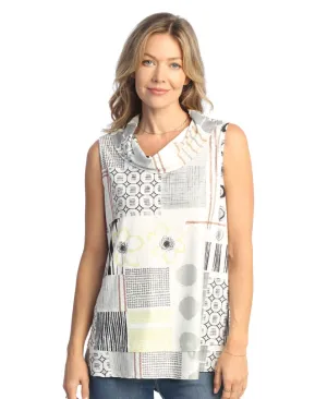 Jess & Jane "Gallery" Quill Texture Sleeveless Top - QT1-1904