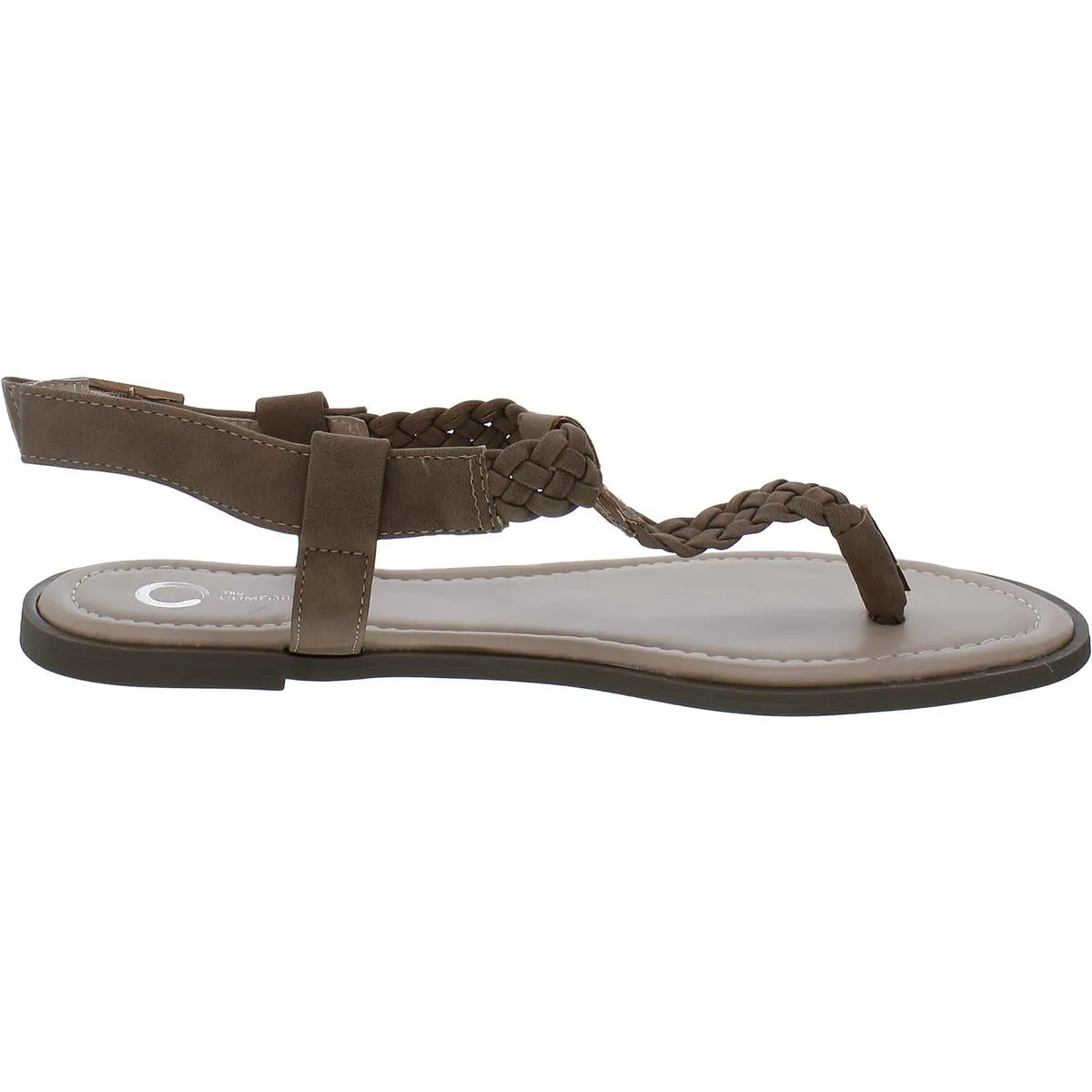 Journee Collection Womens Slingback Slip On Flip-Flops