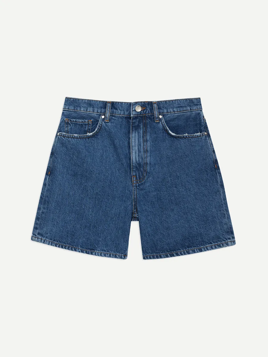 Kat Short in Medium Indigo