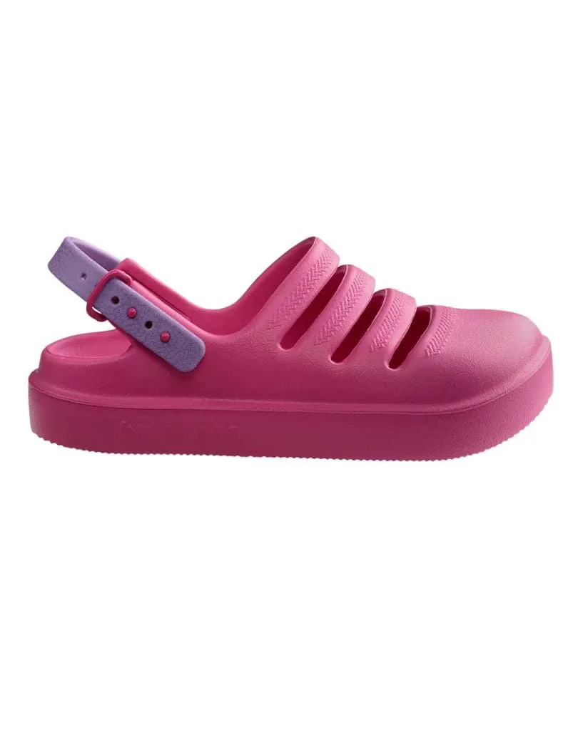Kids Clog Pink Flux/Prisma Purple