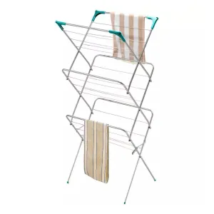 Kingfisher 26-Bar 3-Tier Deluxe Clothes Airer