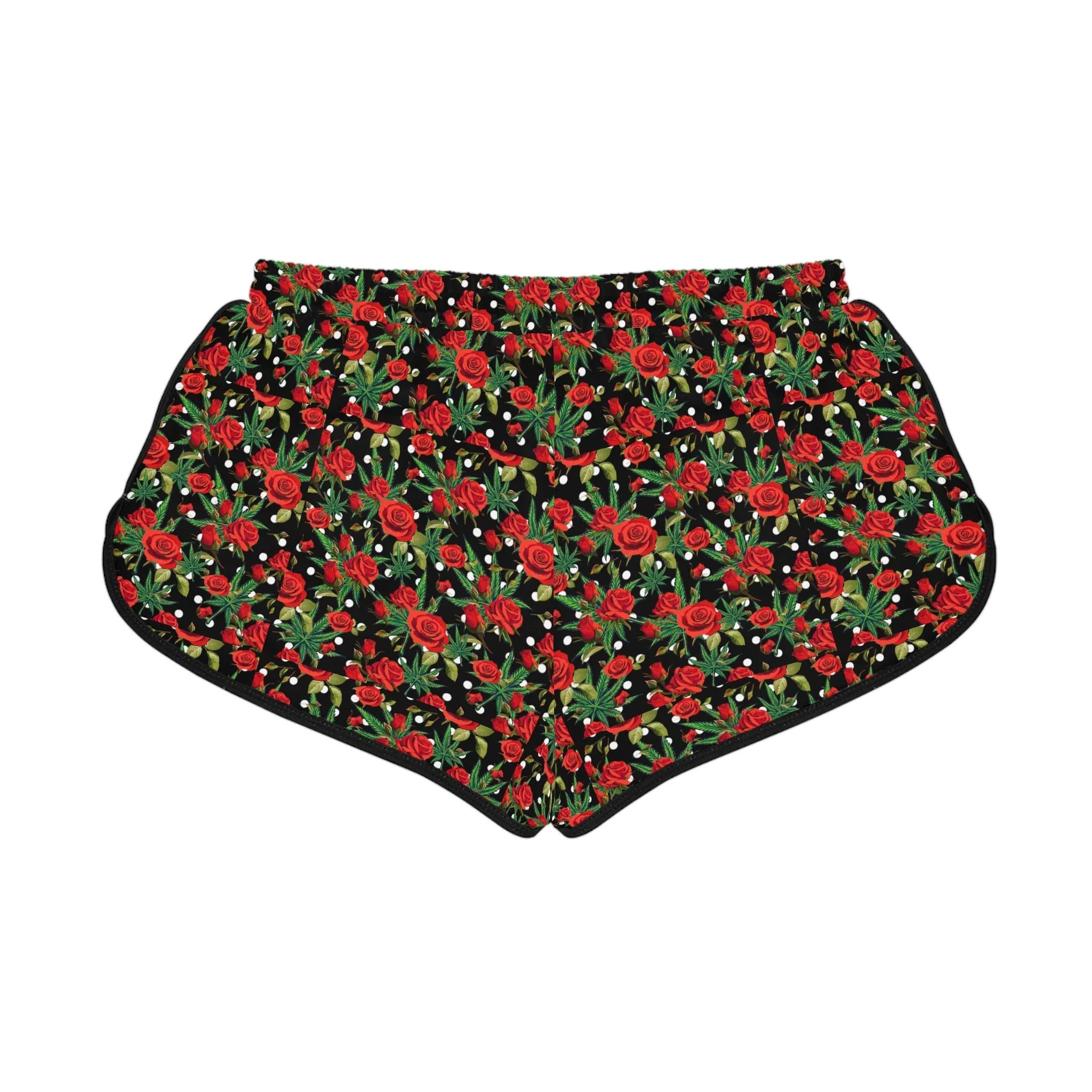 Kush and Roses relaxed-fit shorts