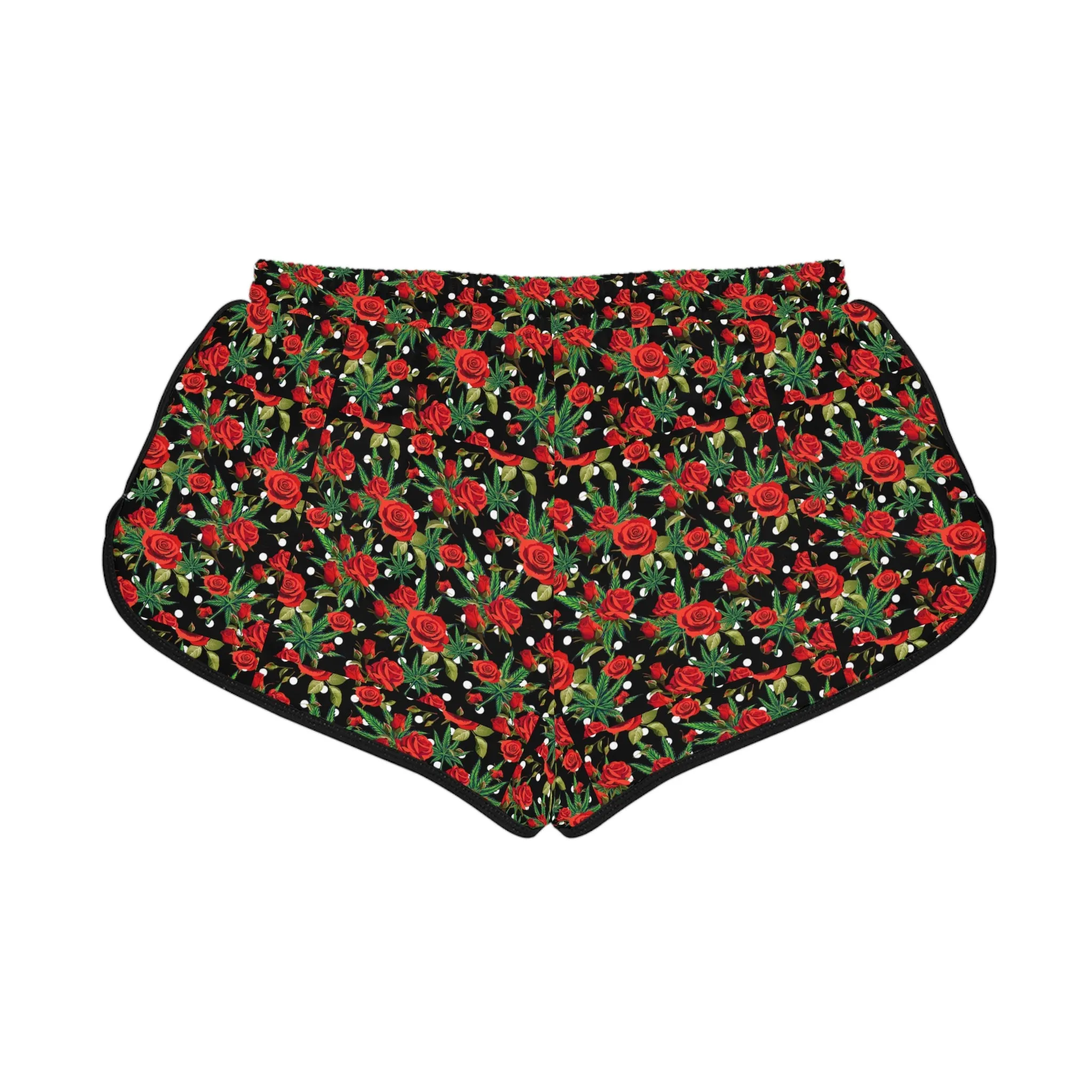 Kush and Roses relaxed-fit shorts
