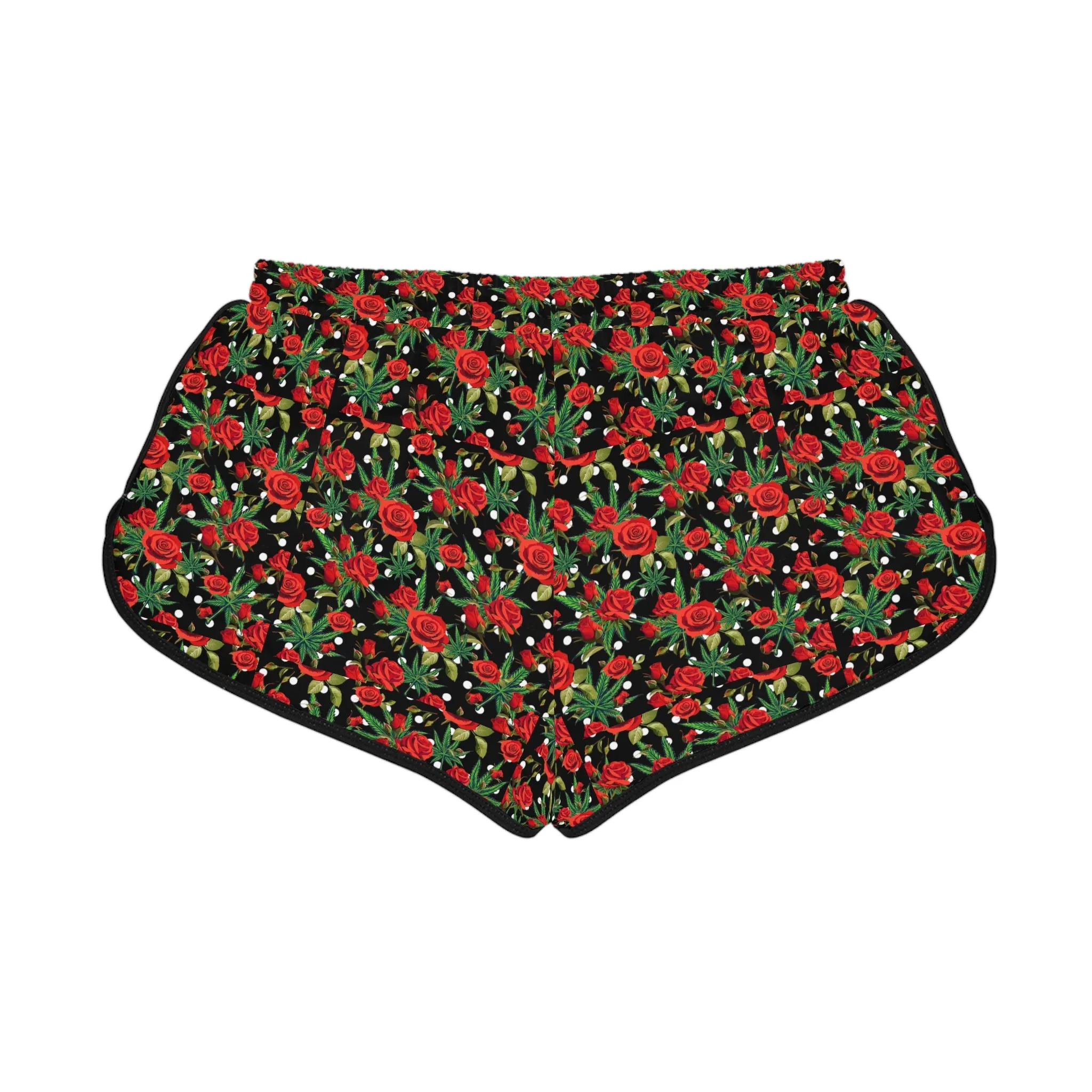 Kush and Roses relaxed-fit shorts