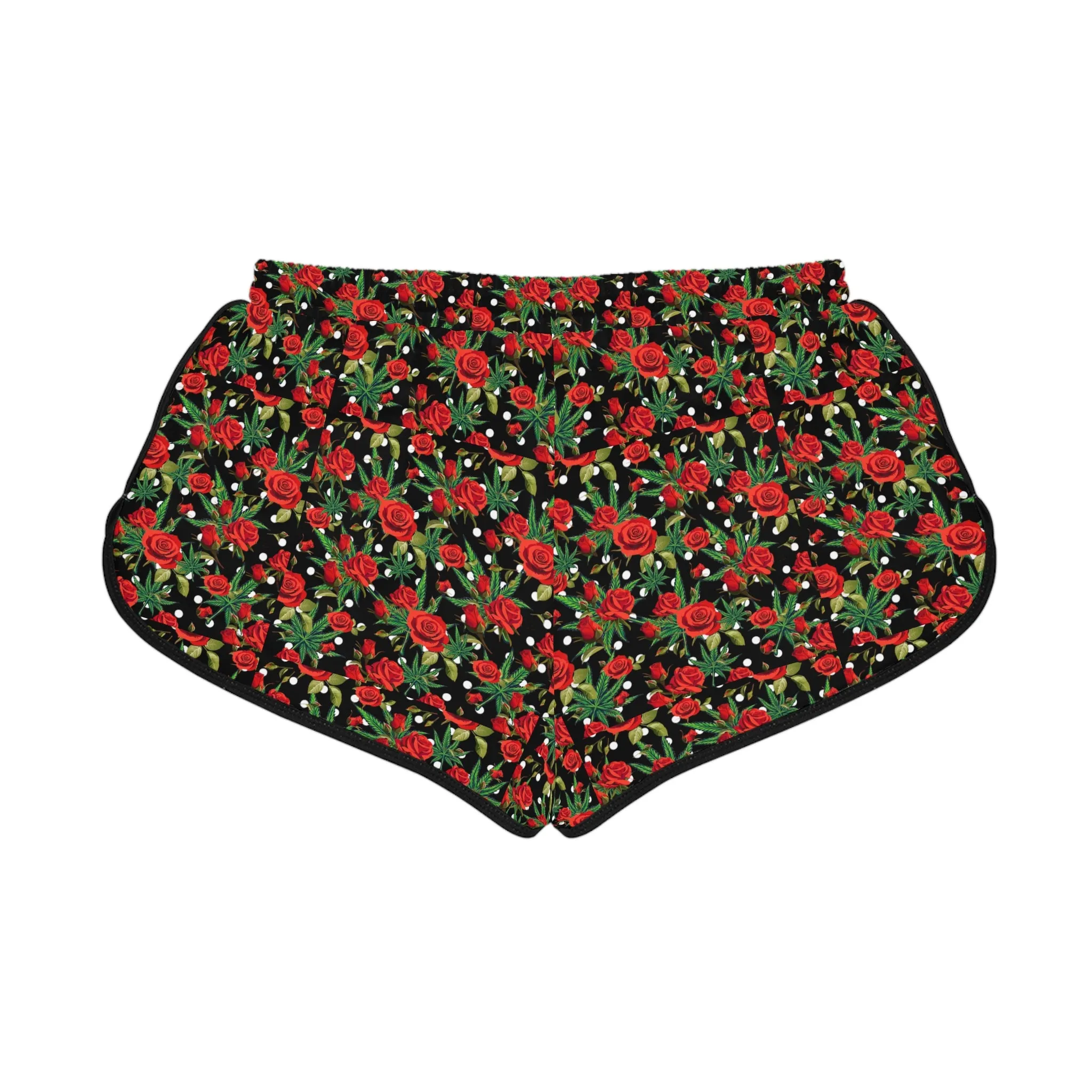 Kush and Roses relaxed-fit shorts