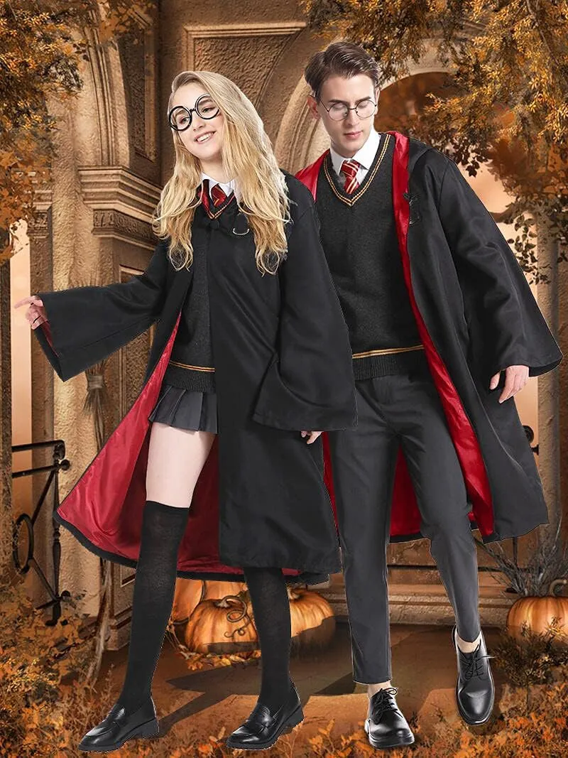 Laahoem Unisex Cosplay Costumes Sweater Vest Mens Womens Fall and Winter Waistcoat School Uniforms Sleeveless Knit Pullover