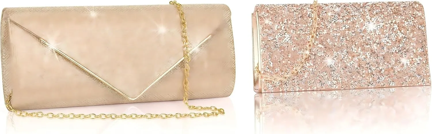 Larcenciel Women's Evening Handbags for Prom, Bachelor Party, Wedding Cocktail Date