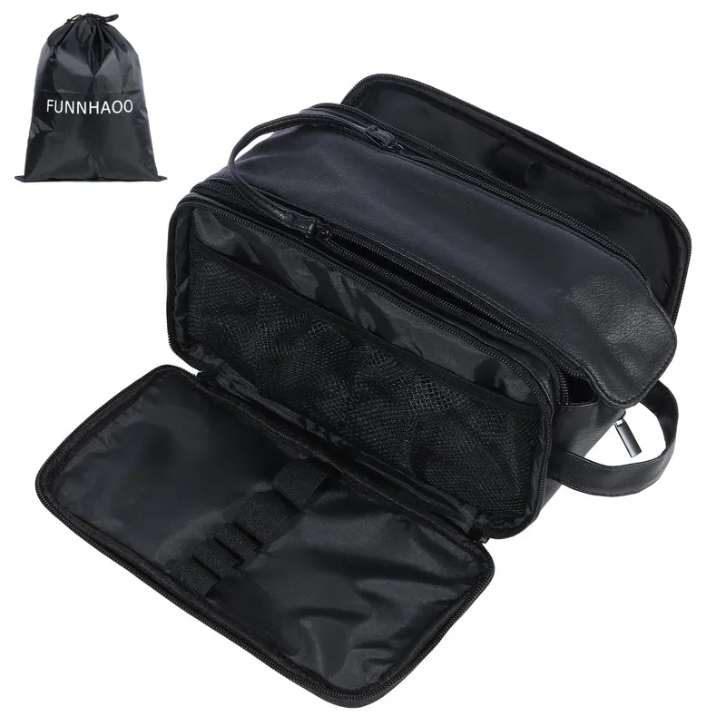 Leather Dopp Kit Toiletry Bag Groomsmen Gift Luxury Travel Bag