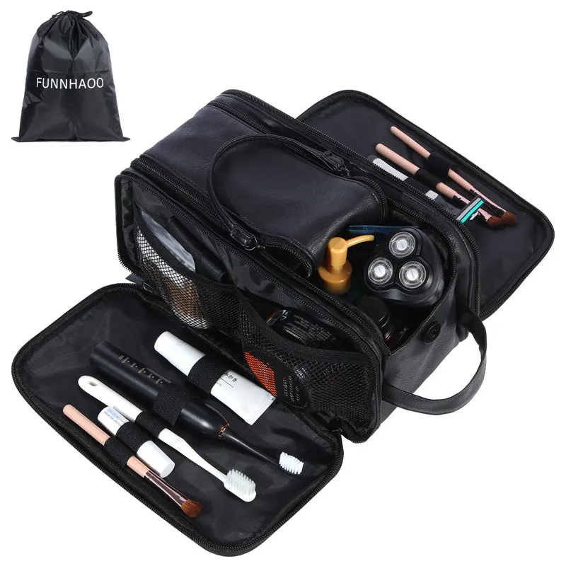 Leather Dopp Kit Toiletry Bag Groomsmen Gift Luxury Travel Bag