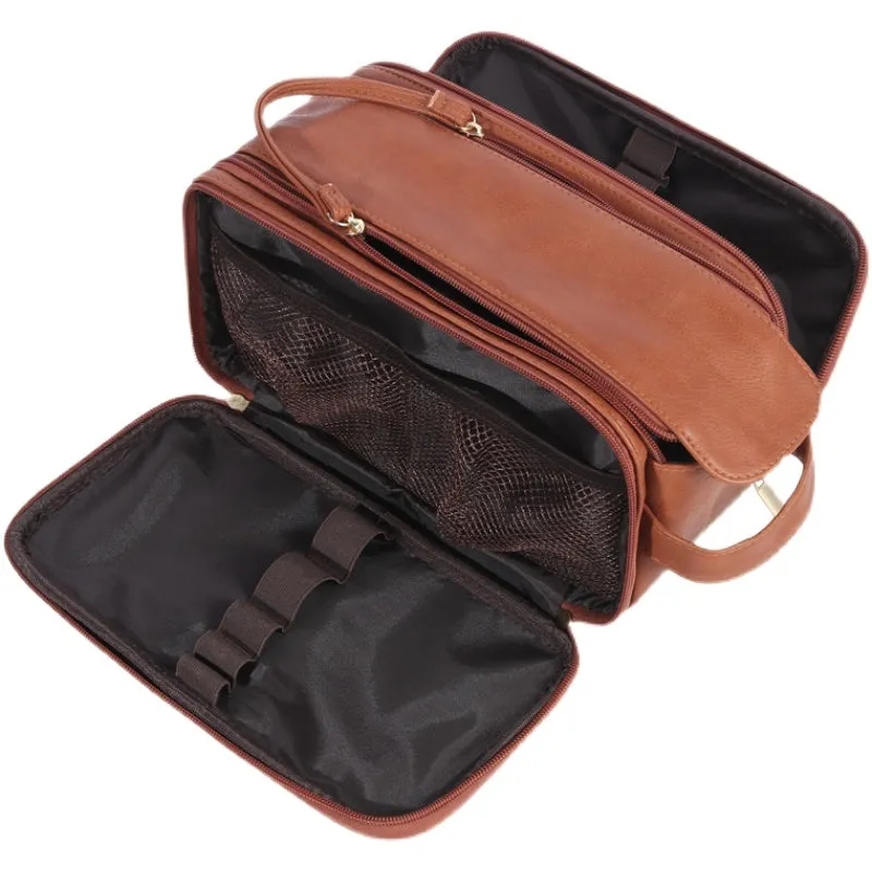 Leather Dopp Kit Toiletry Bag Groomsmen Gift Luxury Travel Bag