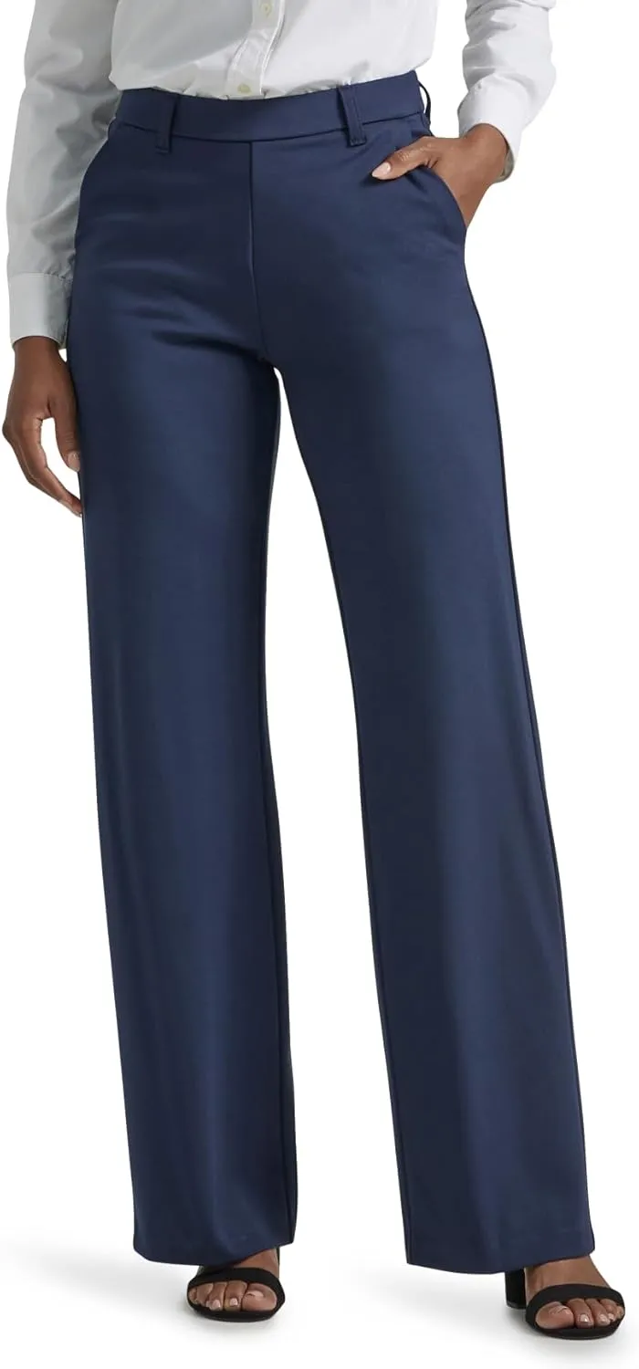 Lee Women's Ultra Lux Comfort Any Wear Wide Leg Pant