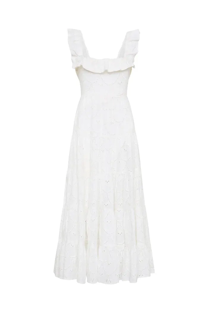Leon Dress White