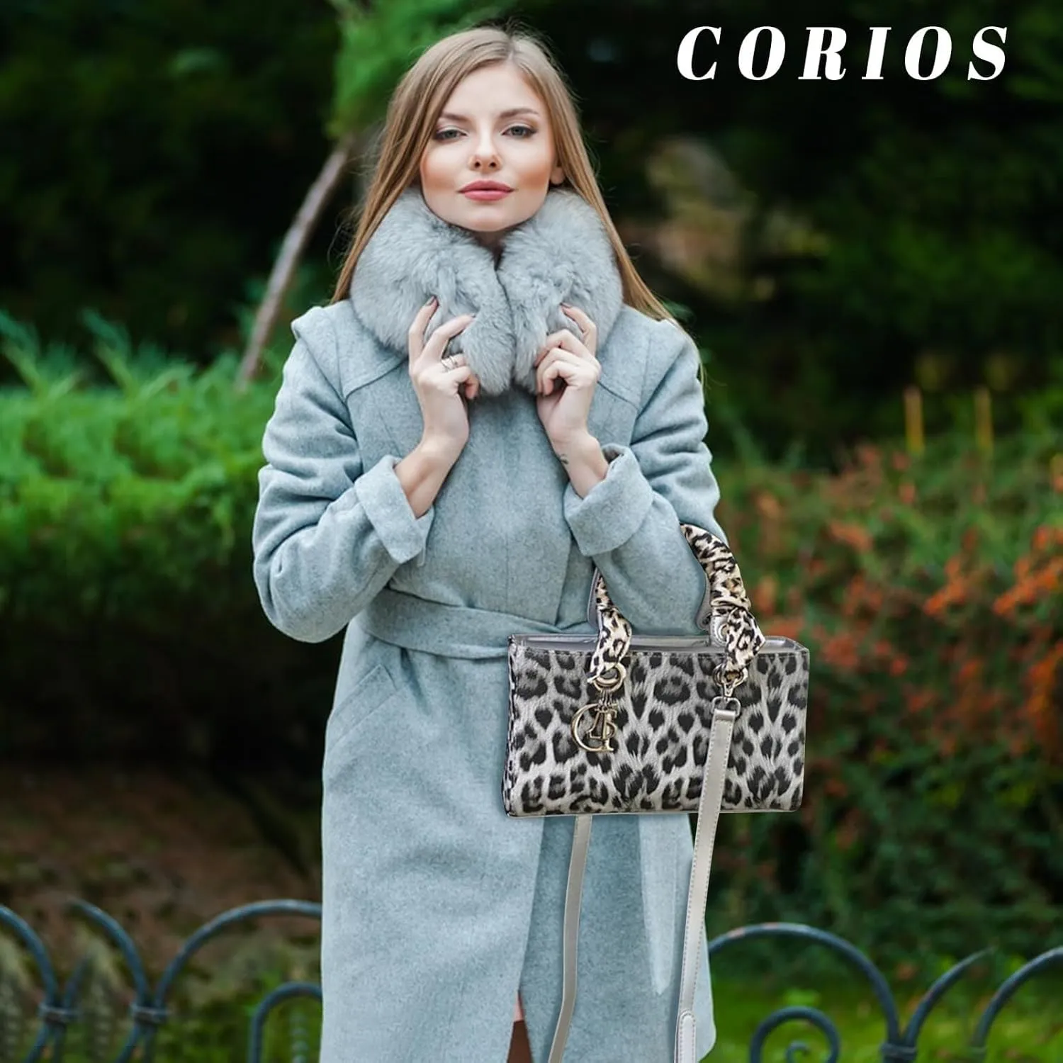 Leopard Print Handbag for Women PU Leather Shoulder Waterproof Crossbody Fashion Messenger Satchel Elegant Hobo Top Handle