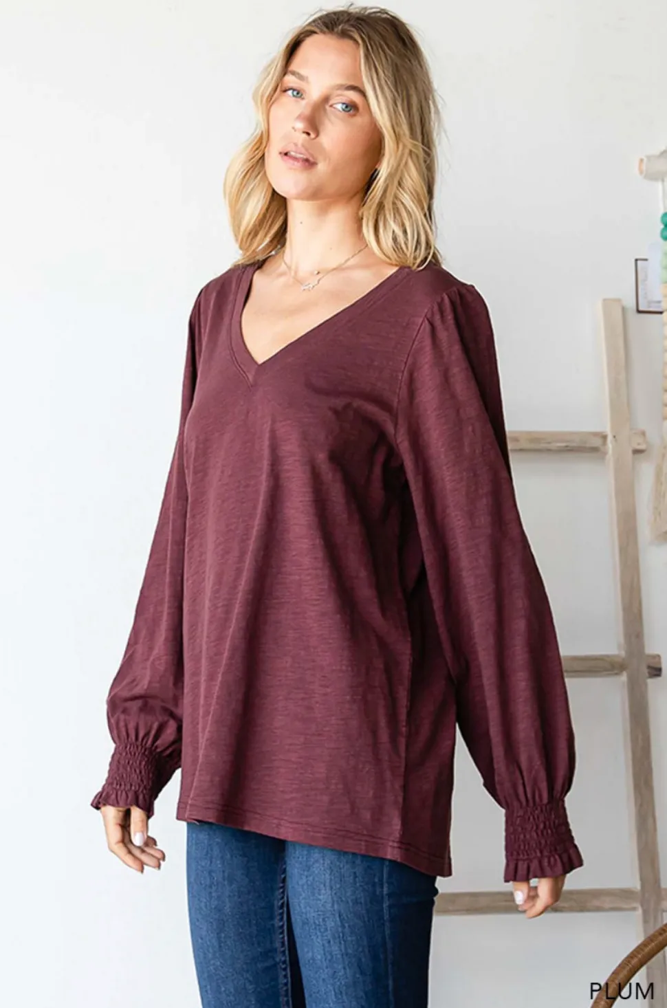 Lift Us Up Top - Plum