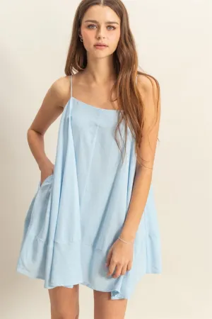 Light Blue Flowy Sundress – Effortless Summer Chic