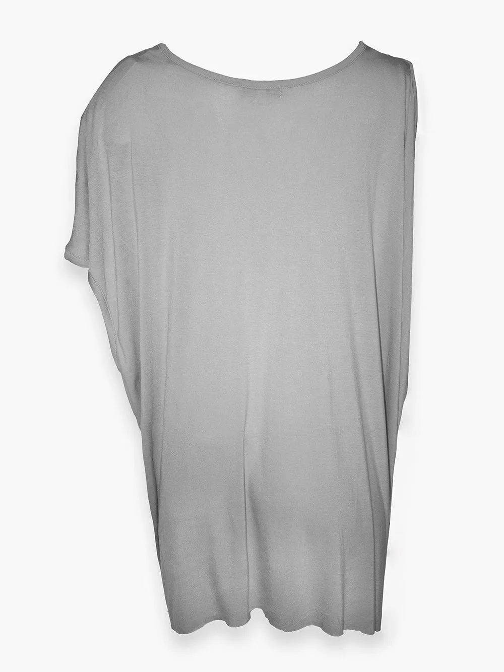 Light Grey Drape T-Shirt