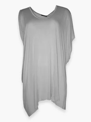 Light Grey Drape T-Shirt
