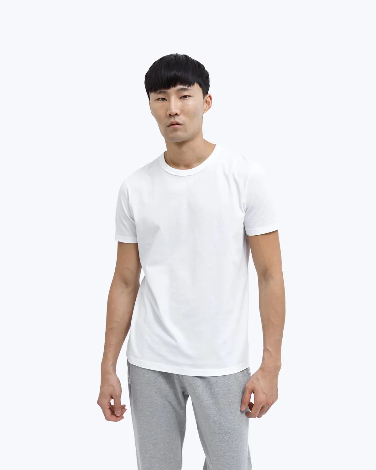 Lightweight Jersey White T-Shirt