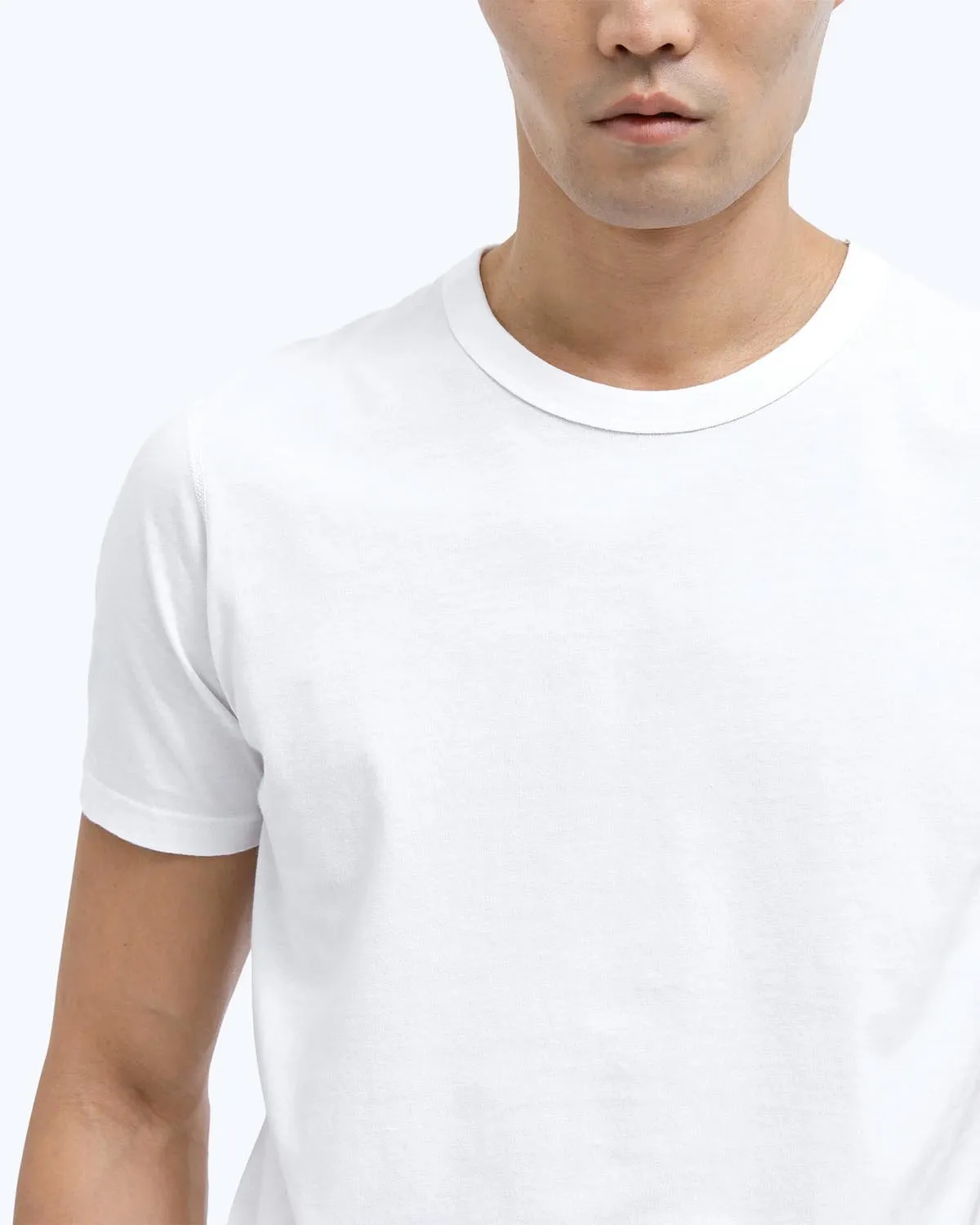 Lightweight Jersey White T-Shirt
