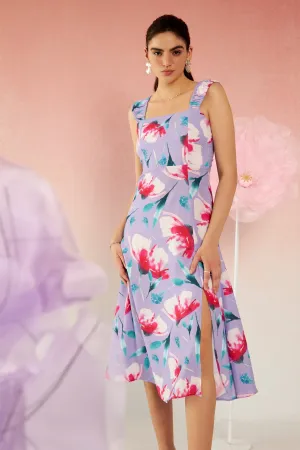 Lillian|Strappy Floral Dress