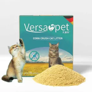 Lovepet تكتل سريع فائق الامتصاص سهل التخلص من الرائحة 10LB ، فضلات قطط الذرة المكسرة Lovepet Fast Clumping Super Absorbent Easy Release Odorless 10LB Crushed Corn Cat Litter