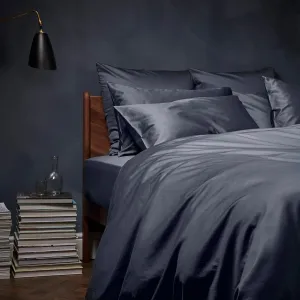 Luxe Cotton Pillowcase Pair - Ink