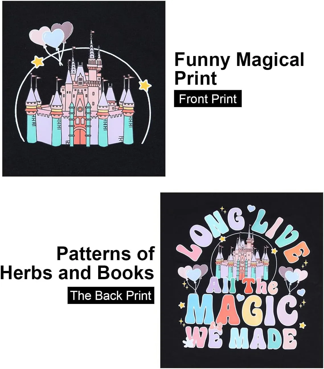 Magical Shirt Magic Kingdom Shirts: Long Live All The Magic We Made Tshirt Holiday Castle Graphic Tee Family Vacation Top