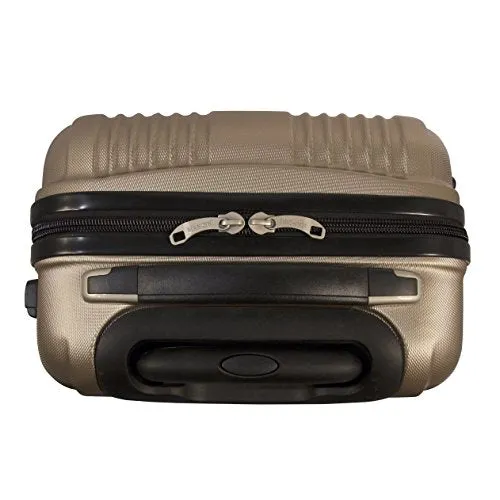 Mancini Santa Barbara 24" Lightweight Spinner Luggage in Black