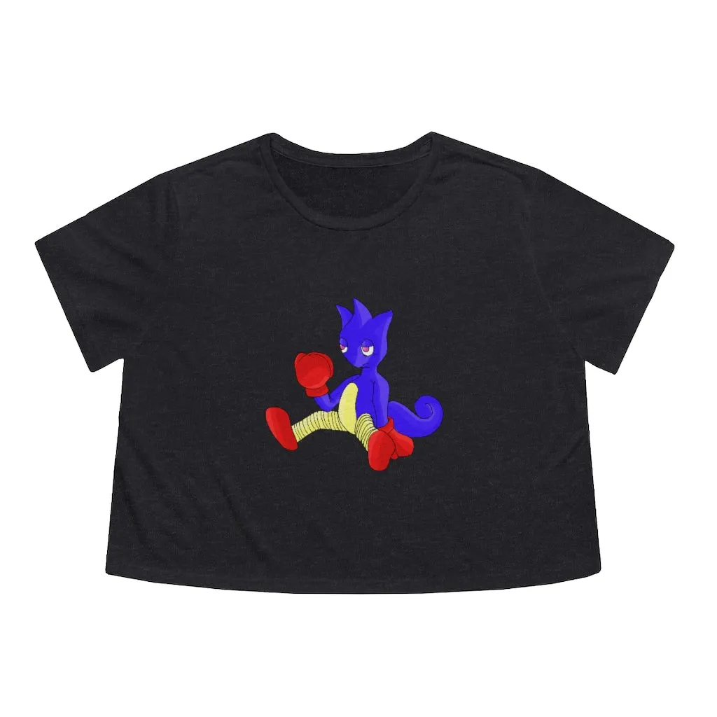 Megatare Women's Flowy Cropped Tee
