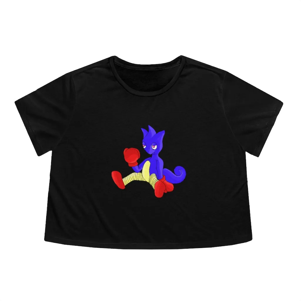 Megatare Women's Flowy Cropped Tee