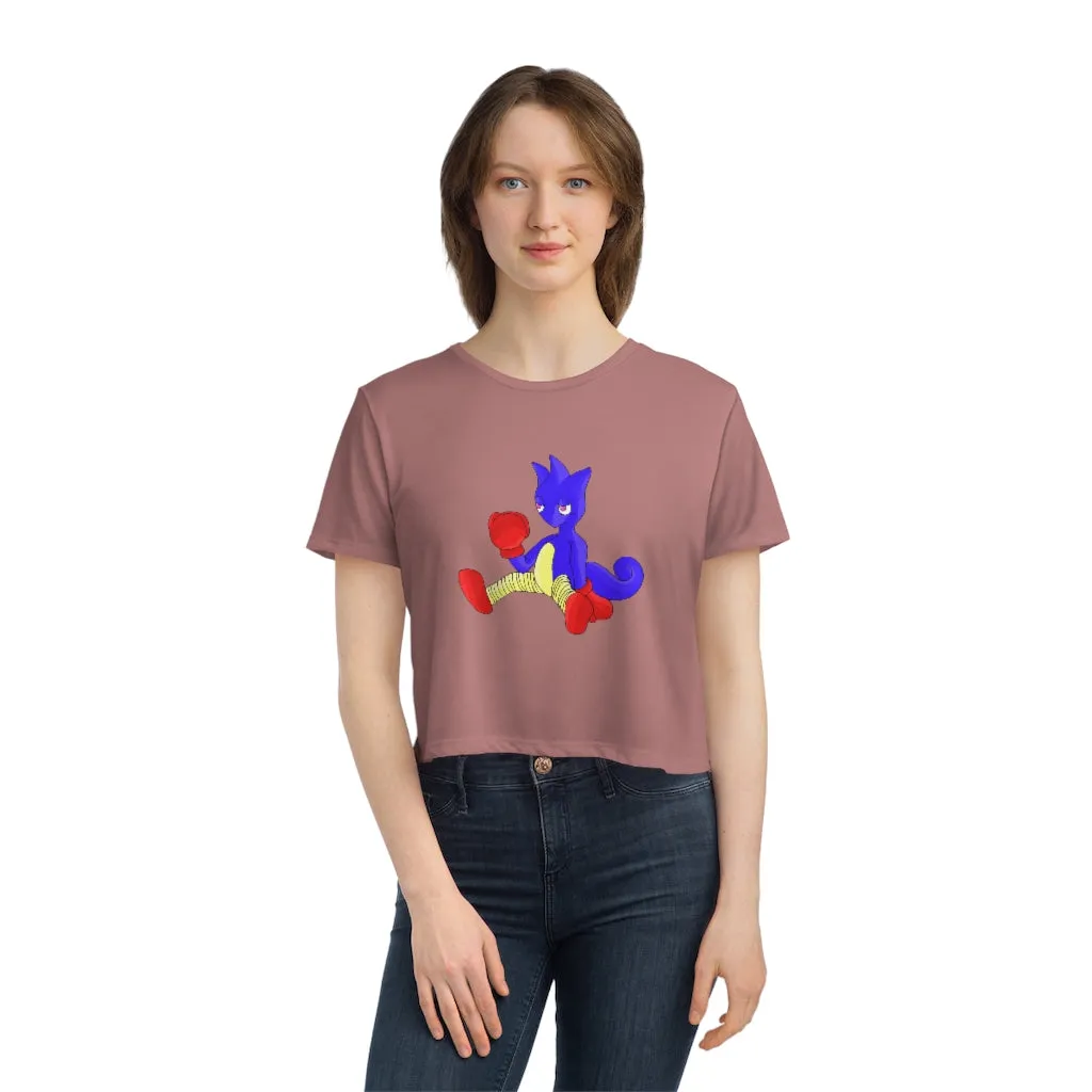 Megatare Women's Flowy Cropped Tee