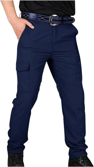 Mens Cargo Pants Tactical Waterproof Pants Big and Tall Baggy Workout Trouser Work Hiking Pants Outdoor Apparel