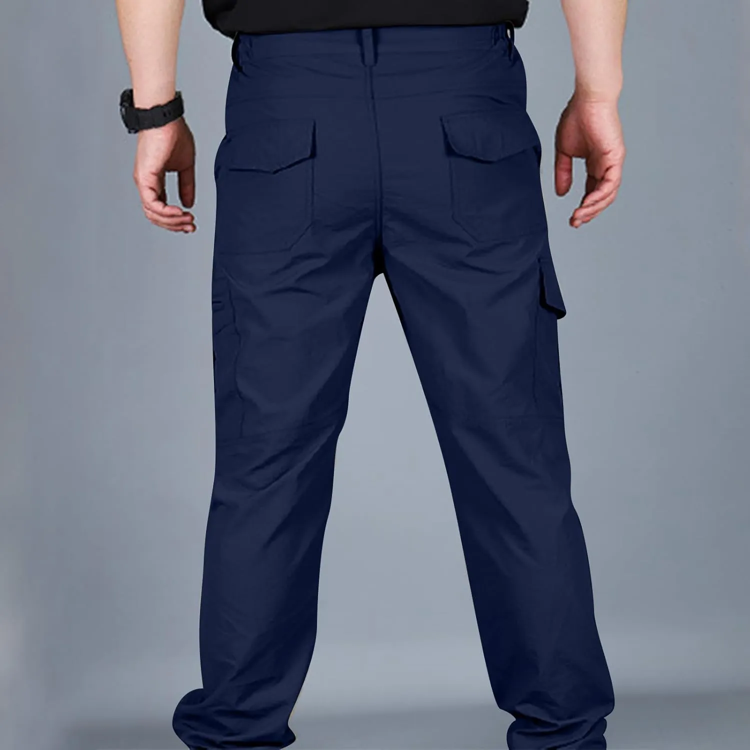 Mens Cargo Pants Tactical Waterproof Pants Big and Tall Baggy Workout Trouser Work Hiking Pants Outdoor Apparel
