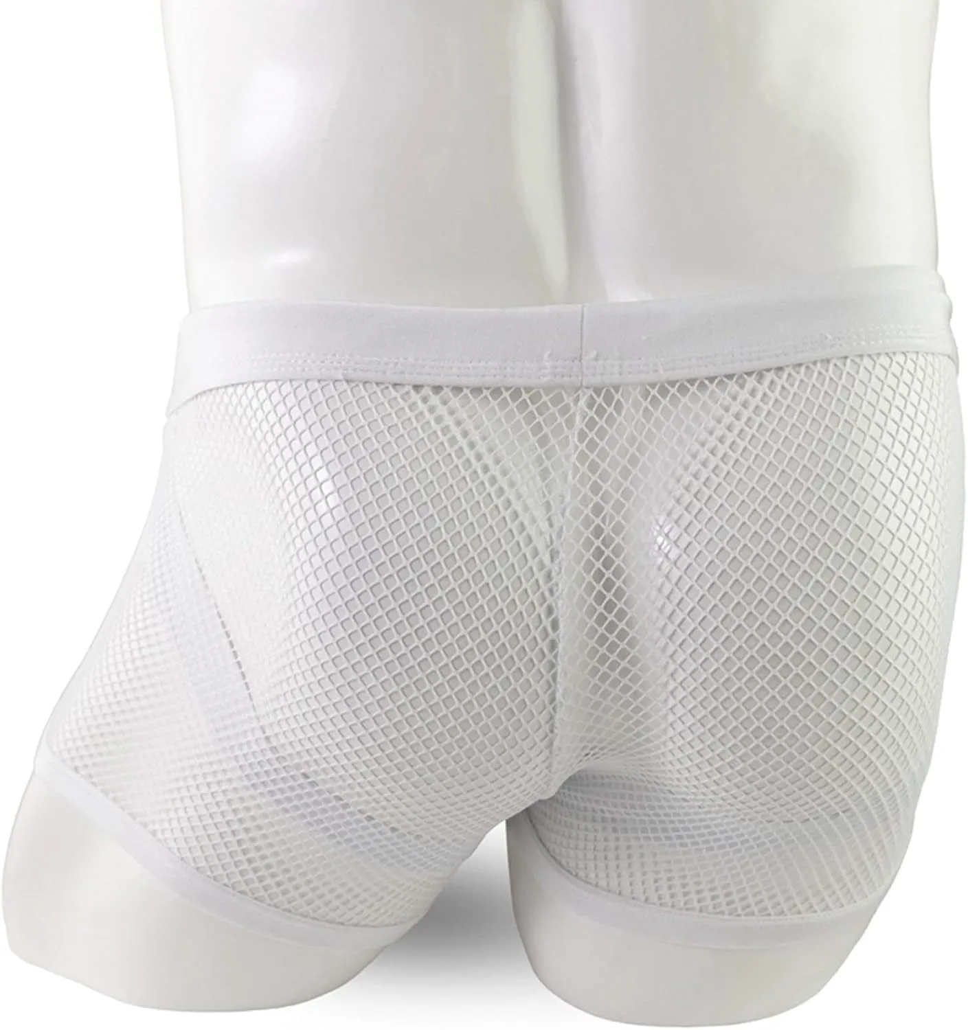 Men's Exotic Mesh Lingerie Breathable Low Waist Hollow Out Design Wear for