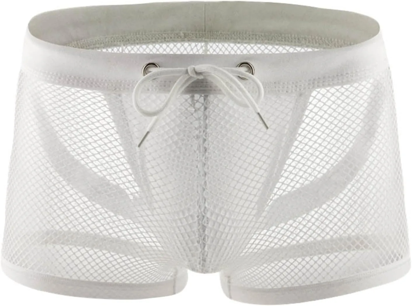 Men's Exotic Mesh Lingerie Breathable Low Waist Hollow Out Design Wear for