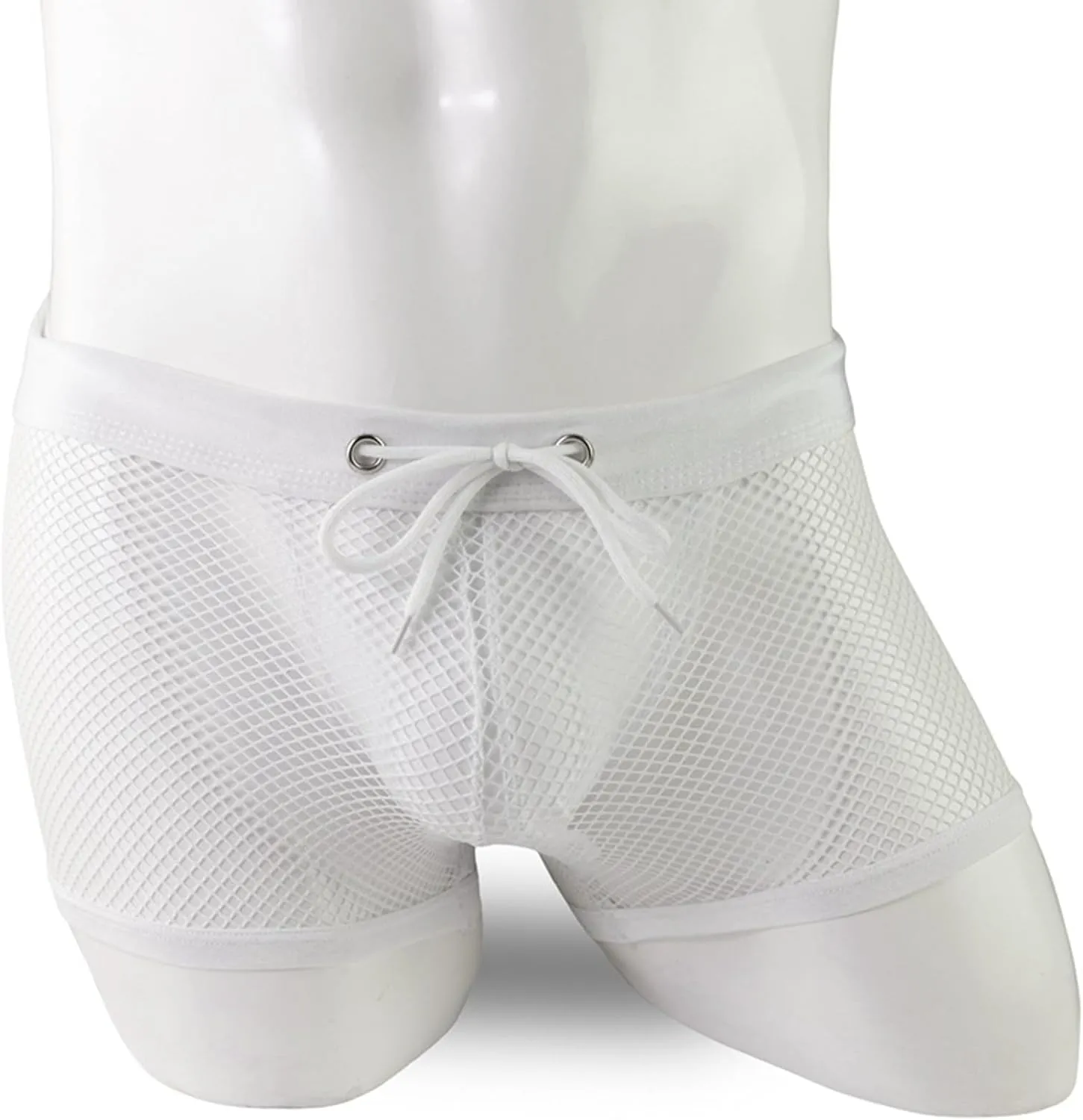 Men's Exotic Mesh Lingerie Breathable Low Waist Hollow Out Design Wear for